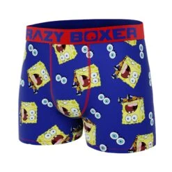 Men's Boxer Briefs - Spongebob -Shocked Spongebob -Crazy Boxer CBSPB0104SHOK 4
