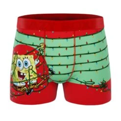 CRAZYBOXER SpongeBob Krab & Light Men's Boxer Briefs (2 Pack) 8 CRAZYBOXER SpongeBob Krab & Light Men's Boxer Briefs (2 Pack) -Crazy Boxer CBSPB0104X2A1 3