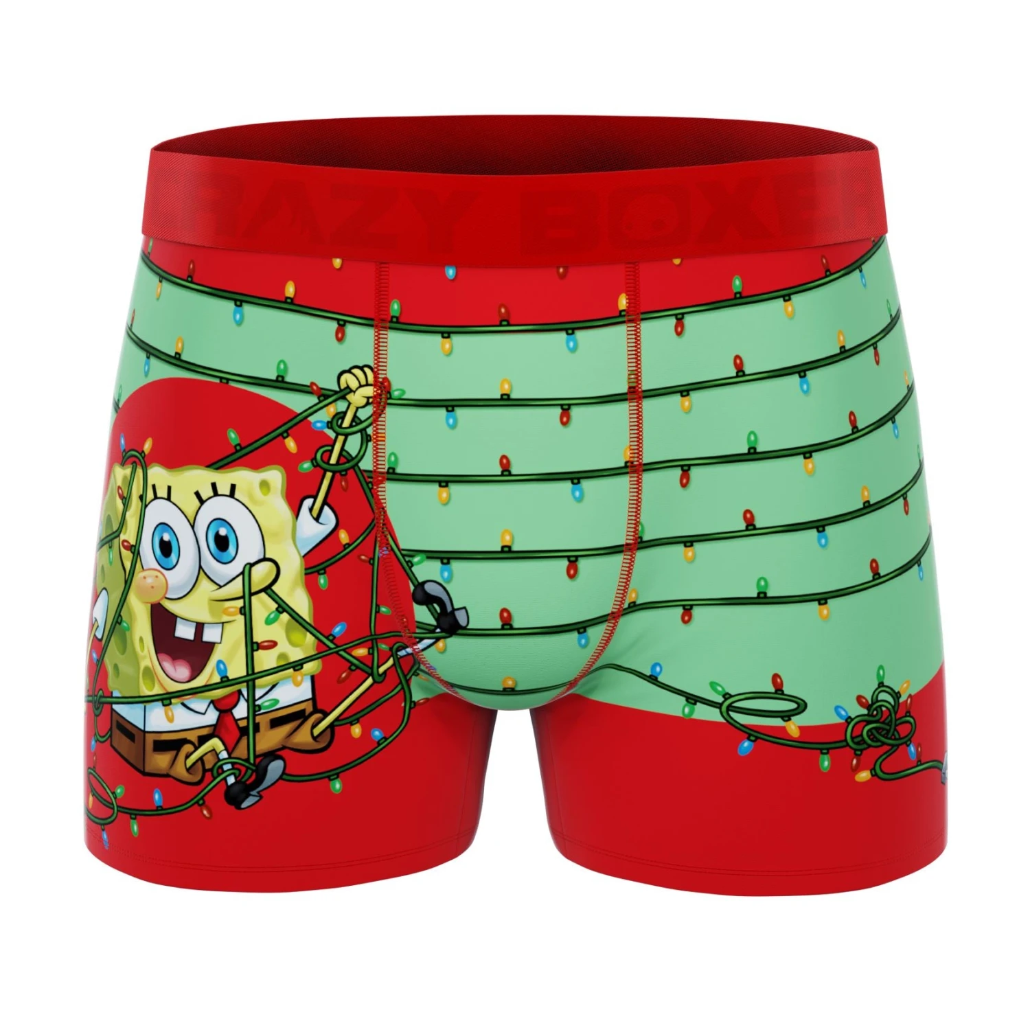 CRAZYBOXER SpongeBob Krab & Light Men's Boxer Briefs (2 Pack) 4 CRAZYBOXER SpongeBob Krab & Light Men's Boxer Briefs (2 Pack) - Image 4