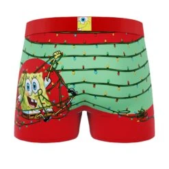 CRAZYBOXER SpongeBob Krab & Light Men's Boxer Briefs (2 Pack) 9 CRAZYBOXER SpongeBob Krab & Light Men's Boxer Briefs (2 Pack) -Crazy Boxer CBSPB0104X2A1 4