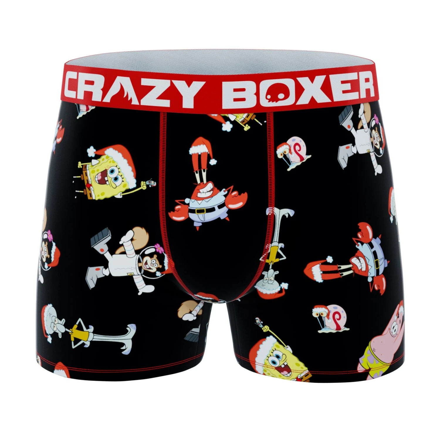 CRAZYBOXER Spongebob XMAS Men's Boxer Briefs (2 Pack) 4 CRAZYBOXER Spongebob XMAS Men's Boxer Briefs (2 Pack) - Image 4
