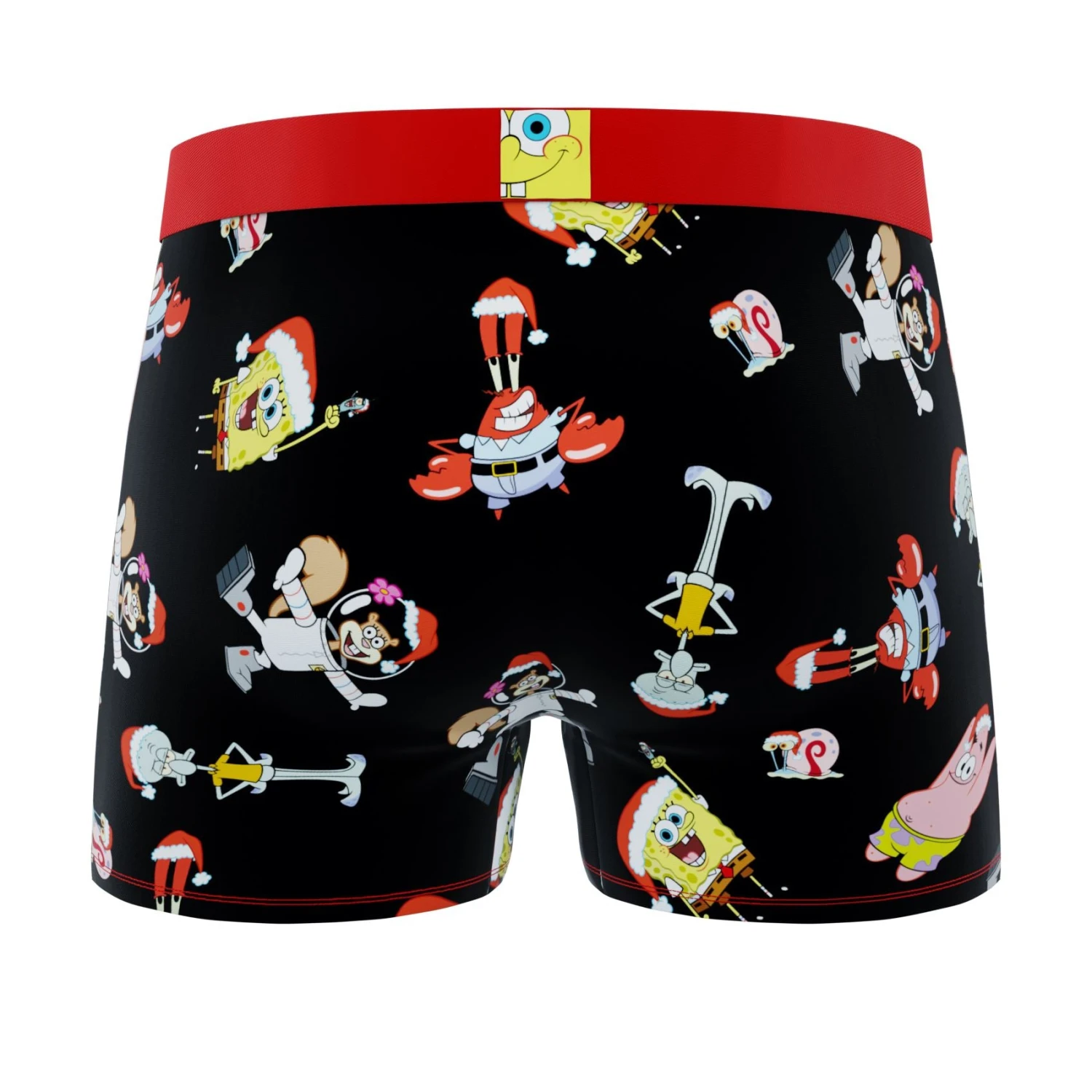 CRAZYBOXER Spongebob XMAS Men's Boxer Briefs (2 Pack) 5 CRAZYBOXER Spongebob XMAS Men's Boxer Briefs (2 Pack) - Image 5