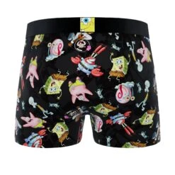 CRAZYBOXER SpongeBob Yellow Men's Boxer Briefs (Pack 2) -Crazy Boxer CBSPB0104X2A4 7