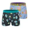 CRAZYBOXER SpongeBob Patrick Men's Boxer Briefs (Pack 2)