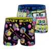 CRAZYBOXER Spongebob HEAT + EPON Men's Boxer Briefs (2 Pack)