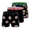 CRAZYBOXER SpongeBob Patrick-Gary Men's Boxer Briefs (Pack 3)