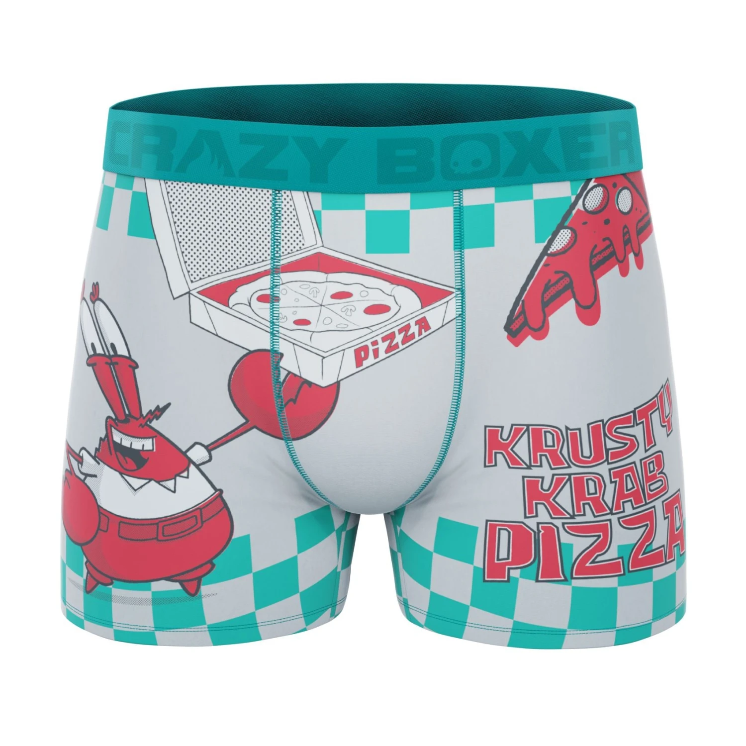 CRAZYBOXER Spongebob Krusty Krab Pizza + Shocked Men's Boxer Briefs (3 Pack) 2 CRAZYBOXER Spongebob Krusty Krab Pizza + Shocked Men's Boxer Briefs (3 Pack) - Image 2