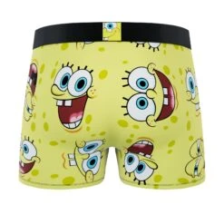 CRAZYBOXER SPONGEBOB FACES MEN'S BOXER BRIEFS (PACK 3) -Crazy Boxer CBSPB0104X3B3W 2