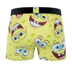 CRAZYBOXER Spongebob FACES + BURGER Men's Boxer Briefs (3 Pack) 9 CRAZYBOXER Spongebob FACES + BURGER Men's Boxer Briefs (3 Pack) -Crazy Boxer CBSPB0104X3B3 5