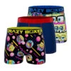 CRAZYBOXER Spongebob HEAT + EPON Men's Boxer Briefs (3 Pack)