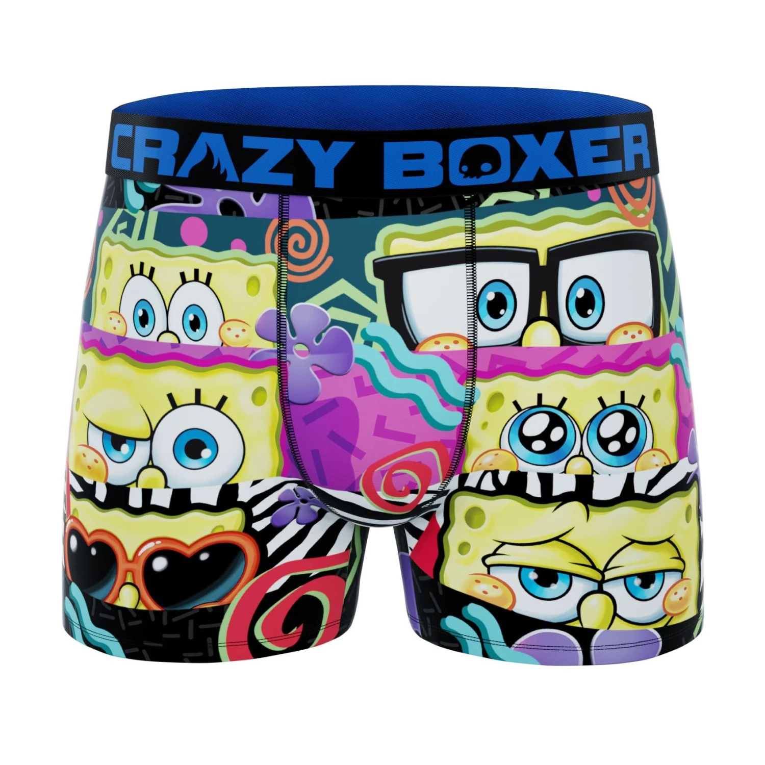CRAZYBOXER Spongebob HEAT + EPON Men's Boxer Briefs (3 Pack) 2 CRAZYBOXER Spongebob HEAT + EPON Men's Boxer Briefs (3 Pack) - Image 2