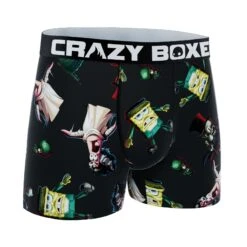 CRAZYBOXER Men's Spongebob Halloween Boxer Briefs (Creative Packaging) -Crazy Boxer CBSPB0105AFRAN 3