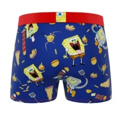 CRAZYBOXER Spongebob Fries Box Men's Boxer Briefs (Creative Packaging) -Crazy Boxer CBSPB0105BURGN 2