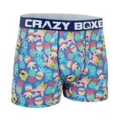 CRAZYBOXER Spongebob Pineapples Men's Boxer Briefs -Crazy Boxer CBSPB0105DUNO 3