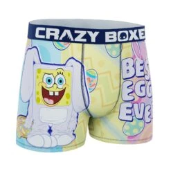 CRAZYBOXER Men's Spongebob Easter Breathable Soft Boxer Briefs -Crazy Boxer CBSPB0105EAST 3