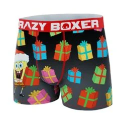 CRAZYBOXER SpongeBob Gifting Men's Boxer Briefs -Crazy Boxer CBSPB0105GIFT 4