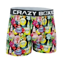 CRAZYBOXER SpongeBob Smiles Men's Boxer Briefs -Crazy Boxer CBSPB0105GRU2 3
