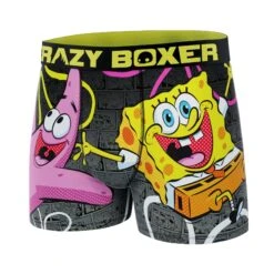 CRAZYBOXER Spongebob Have Fun Men's Boxer Briefs -Crazy Boxer CBSPB0105NEWS 4