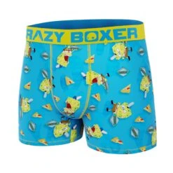 CRAZYBOXER Spongebob Pizza Box Men's Boxer Briefs (Creative Packaging) -Crazy Boxer CBSPB0105PIZZN 4