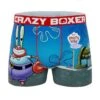 CRAZYBOXER Spongebob Krabs Men's Boxer Briefs