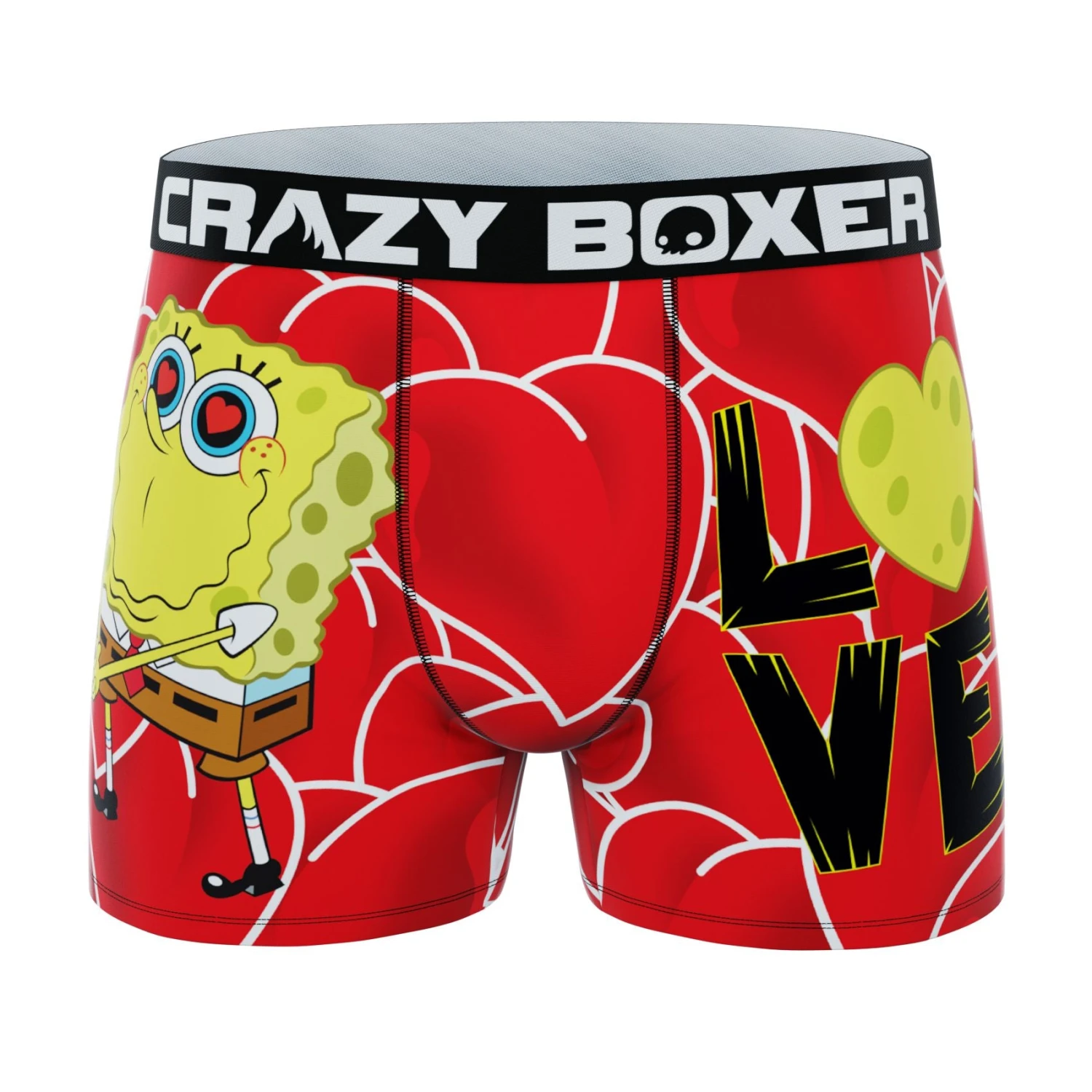 CRAZYBOXER Spongebob Squarepants Valentine's Men's Soft Boxer Briefs (Creative Packaging) 2 CRAZYBOXER Spongebob Squarepants Valentine's Men's Soft Boxer Briefs (Creative Packaging) - Image 2
