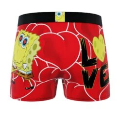 CRAZYBOXER Spongebob Squarepants Valentine's Men's Soft Boxer Briefs (Creative Packaging) 7 CRAZYBOXER Spongebob Squarepants Valentine's Men's Soft Boxer Briefs (Creative Packaging) -Crazy Boxer CBSPB0105VAL2N 2