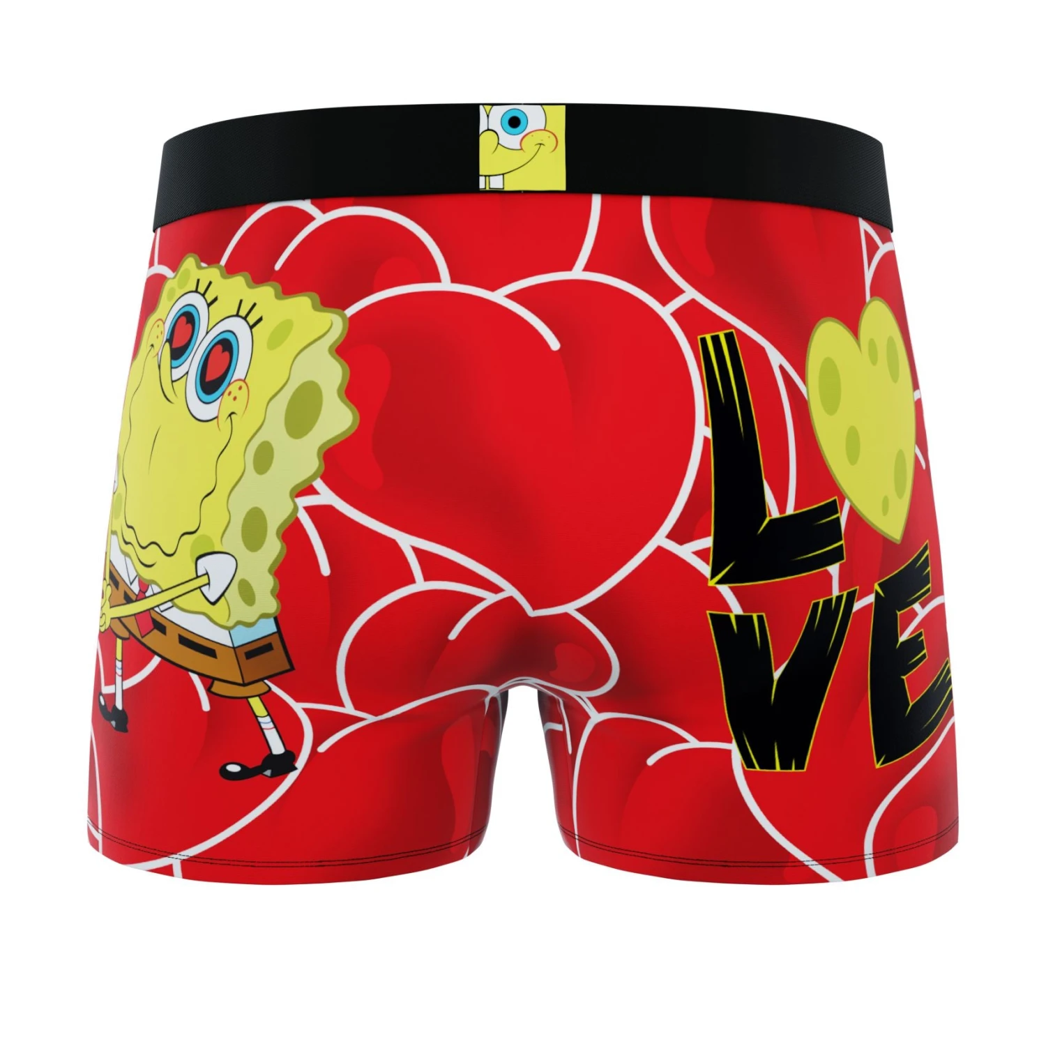 CRAZYBOXER Spongebob Squarepants Valentine's Men's Soft Boxer Briefs (Creative Packaging) 3 CRAZYBOXER Spongebob Squarepants Valentine's Men's Soft Boxer Briefs (Creative Packaging) - Image 3