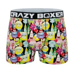 CRAZYBOXER Spongebob Have Fun Men's Boxer Briefs (2-Pack) -Crazy Boxer CBSPB0105X2A4 3
