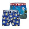CRAZYBOXER Spongebob Krabs Men's Boxer Briefs (2 Pack)