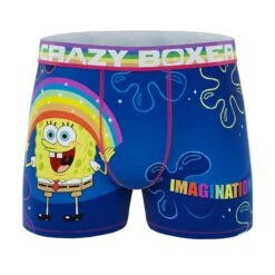 CRAZYBOXER Spongebob Fun Men's Boxer Briefs (3 Pack) -Crazy Boxer CBSPB0105X3A3W 8