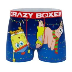 CRAZYBOXER SpongeBob Lights & Gifting Men's Boxer Briefs (3 Pack) -Crazy Boxer CBSPB0105X3A4 5