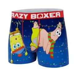 CRAZYBOXER Spongebob Rainbow Men's Boxer Briefs -Crazy Boxer CBSPB0105XLIG 4