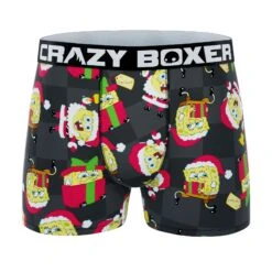 CRAZYBOXER SpongeBob Christmas Gift Box Men's Boxer Briefs