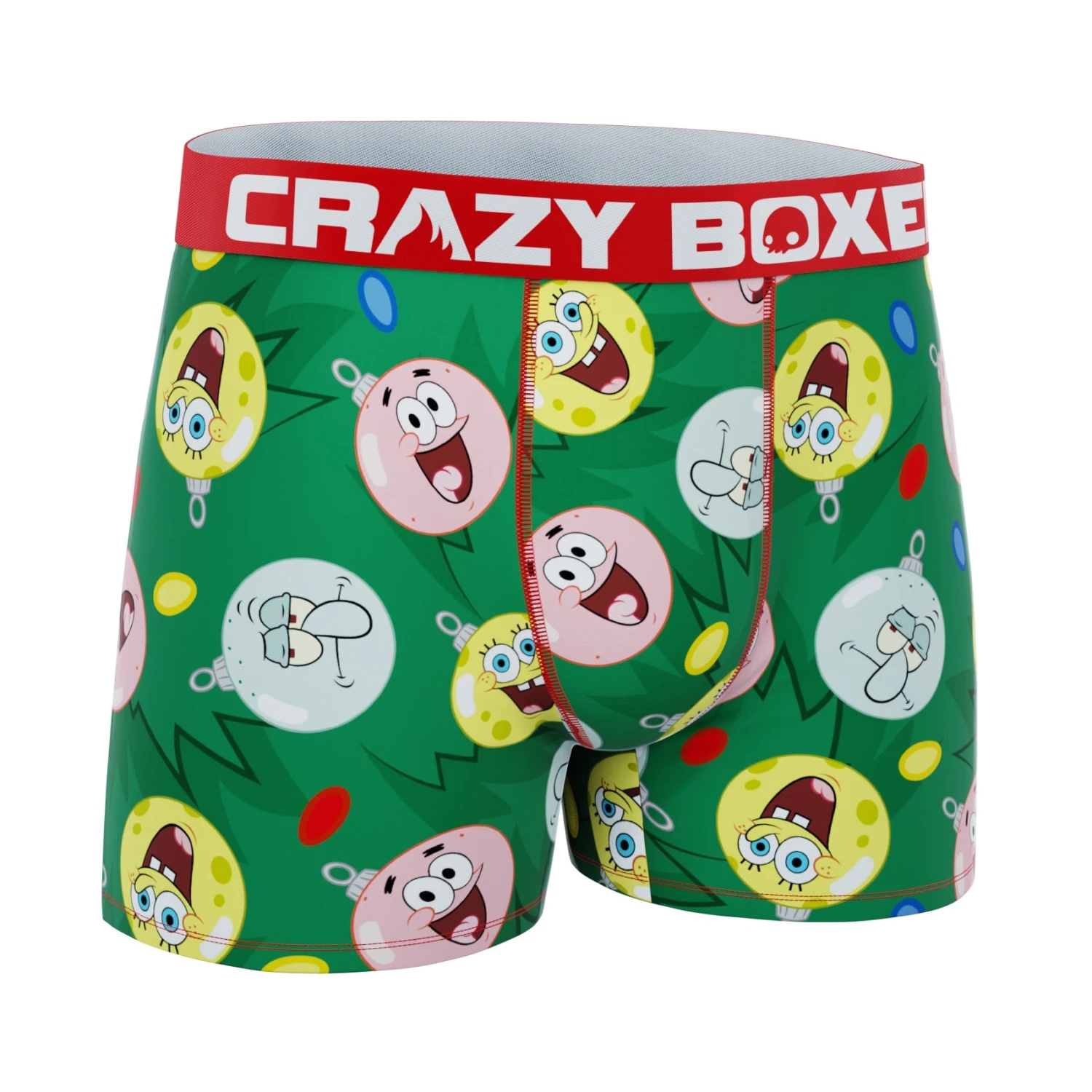 CRAZYBOXER SpongeBob Christmas Ornaments Men's Boxer Briefs 3 CRAZYBOXER SpongeBob Christmas Ornaments Men's Boxer Briefs - Image 3