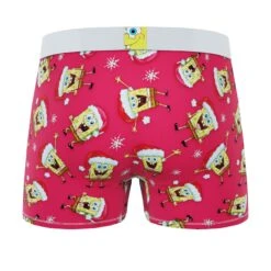 CRAZYBOXER Spongebob Happy Holidays Men's Boxer Briefs (2 Pack) -Crazy Boxer CBSPB01X2A1 7