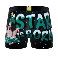 CRAZYBOXER Spongebob Holidays Men's Boxer Briefs (2 Pack) -Crazy Boxer CBSPB01X2A2 5
