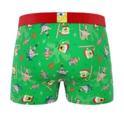 CRAZYBOXER Spongebob Holidays Men's Boxer Briefs (2 Pack) -Crazy Boxer CBSPB01X2A2 7