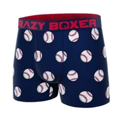 Men's Boxer Briefs - SPORT - BASEBALL -Crazy Boxer CBSPO0101BBA2 4
