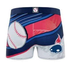 CRAZYBOXER Sport Baseball Men's Boxer Briefs (2 Pack) -Crazy Boxer CBSPO0101X2A2 5