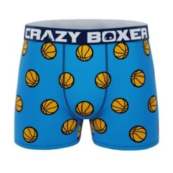 CRAZYBOXER Sport Basket Men's Boxer Briefs (3 Pack) -Crazy Boxer CBSPO0101X3A1 8