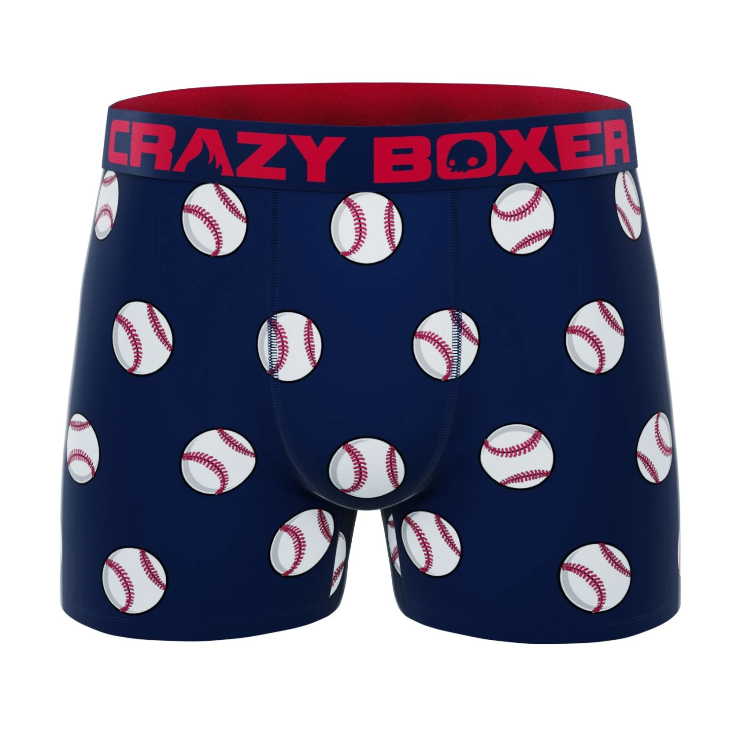 CRAZYBOXER Sport Baseball Men's Boxer Briefs (3 Pack) 6 CRAZYBOXER Sport Baseball Men's Boxer Briefs (3 Pack) - Image 6