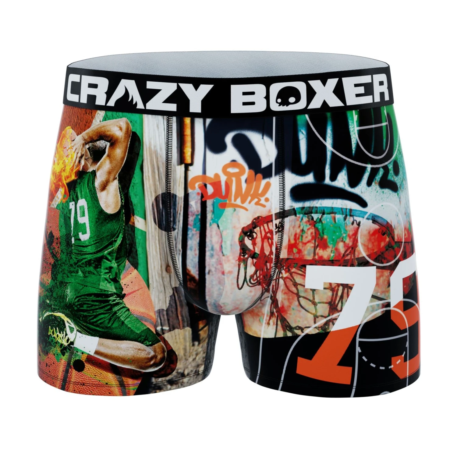 CRAZYBOXER Sports Basketball Men's Boxer Briefs 1 CRAZYBOXER Sports Basketball Men's Boxer Briefs
