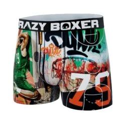 CRAZYBOXER Sports Basketball Men's Boxer Briefs 7 CRAZYBOXER Sports Basketball Men's Boxer Briefs -Crazy Boxer CBSPO0102BAS 4