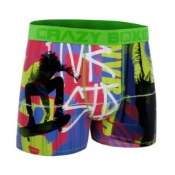 CRAZYBOXER Sports Skate Boarding Men's Boxer Briefs -Crazy Boxer CBSPO0102JMP 3