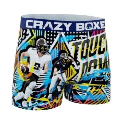 CRAZYBOXER Sport American Football Kid's Boxer Briefs -Crazy Boxer CBSPO0302AME 3
