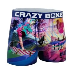 CRAZYBOXER Skateboarding Kid's Boxer Briefs -Crazy Boxer CBSPO0302REX 3