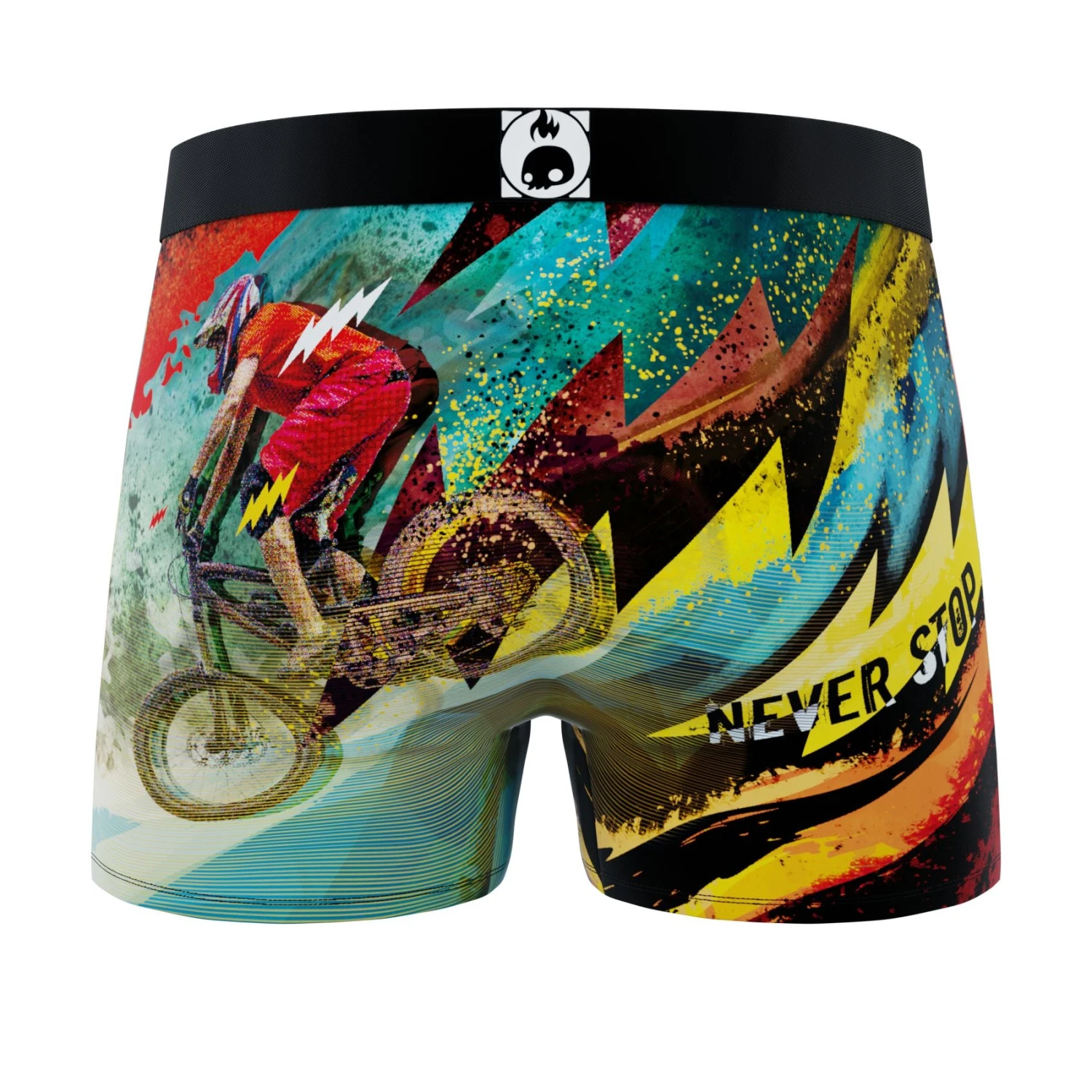 CRAZYBOXER Sport Mountain Bike Kid's Boxer Briefs 2 CRAZYBOXER Sport Mountain Bike Kid's Boxer Briefs - Image 2