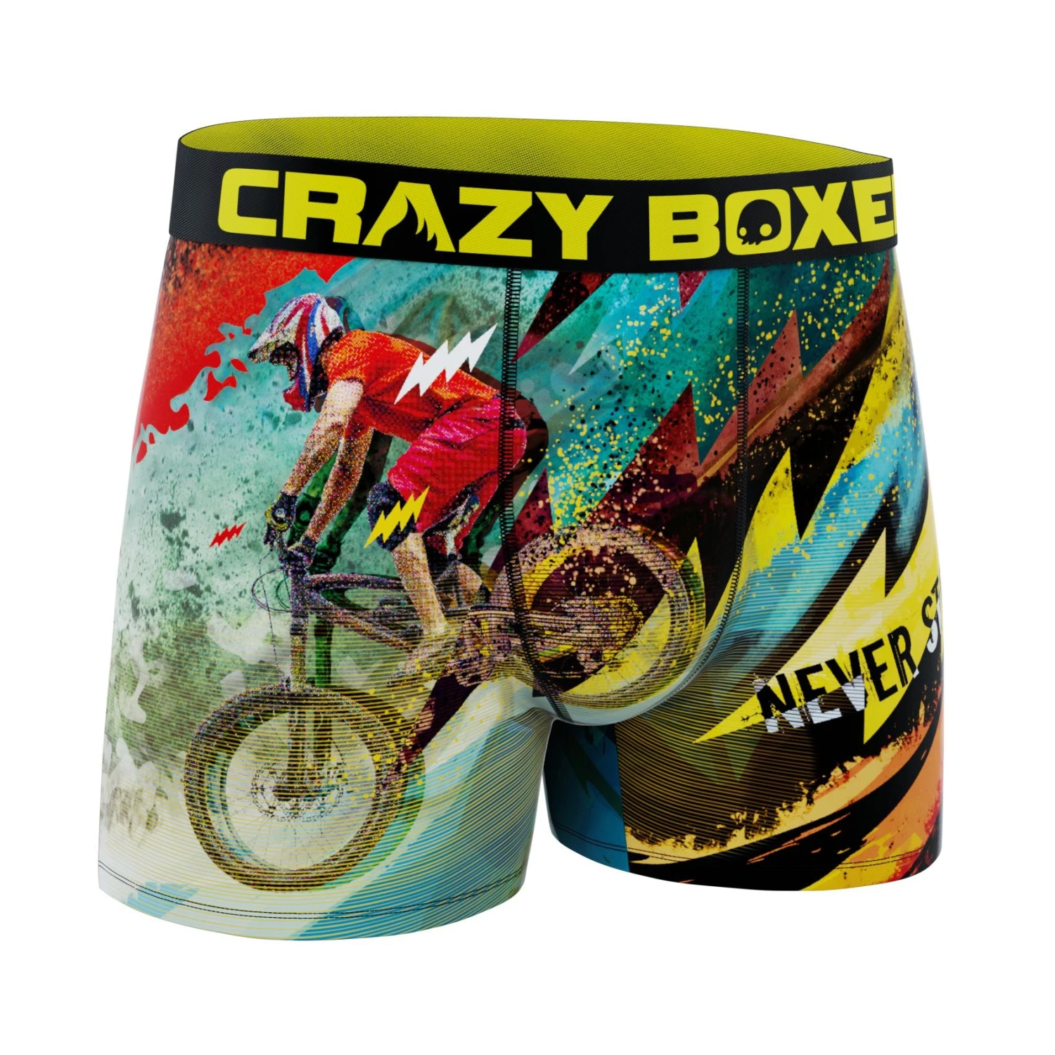 CRAZYBOXER Sport Mountain Bike Kid's Boxer Briefs 3 CRAZYBOXER Sport Mountain Bike Kid's Boxer Briefs - Image 3