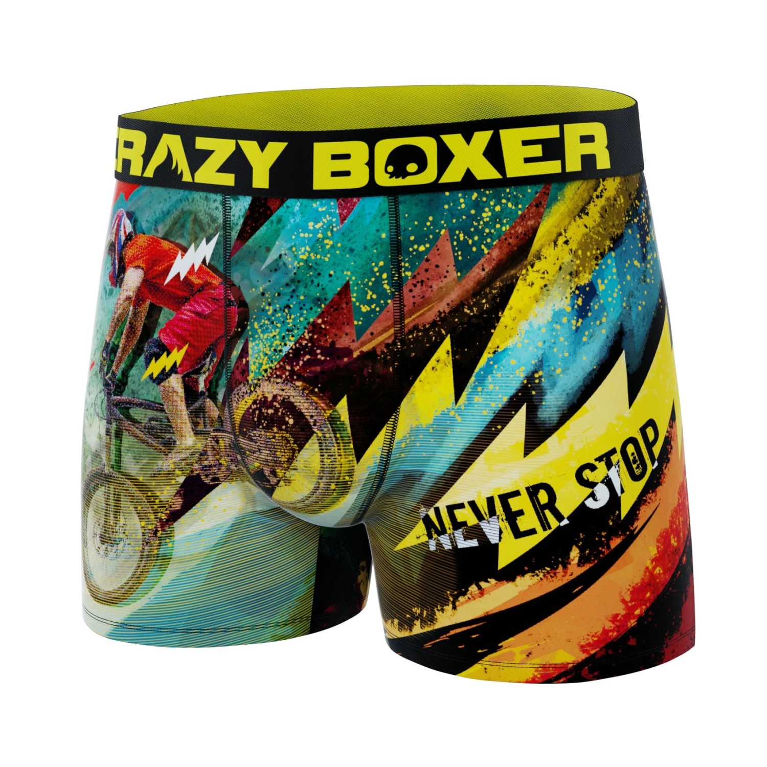 CRAZYBOXER Sport Mountain Bike Kid's Boxer Briefs 4 CRAZYBOXER Sport Mountain Bike Kid's Boxer Briefs - Image 4