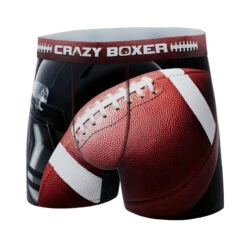 CRAZYBOXER American Football Kid's Boxer Briefs -Crazy Boxer CBSPO03FOOT 3
